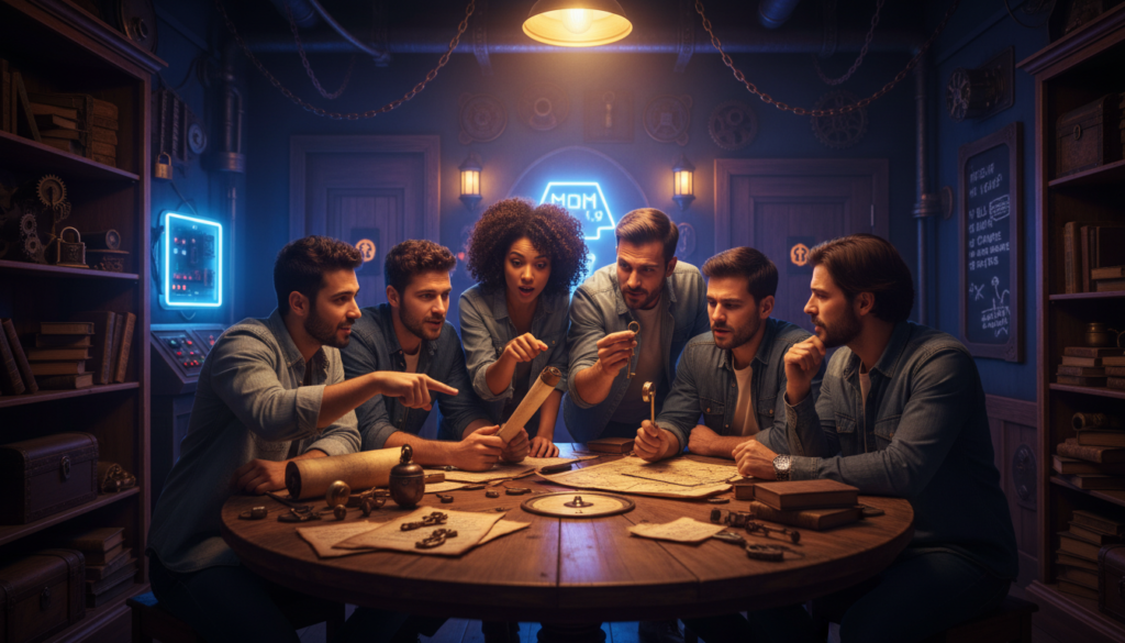 découvrez comment la logique, l'observation et la manipulation sont essentielles pour réussir un escape game et vivre une expérience immersive unique.