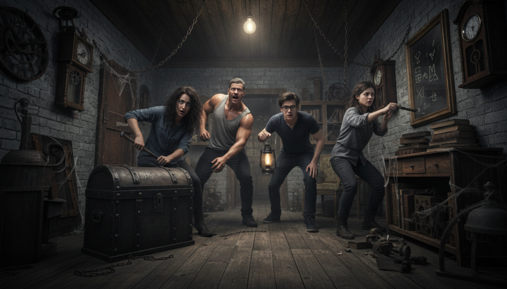 découvrez l'âge minimum recommandé pour participer à un escape game d'horreur et profitez d'une expérience adaptée à tous les joueurs.