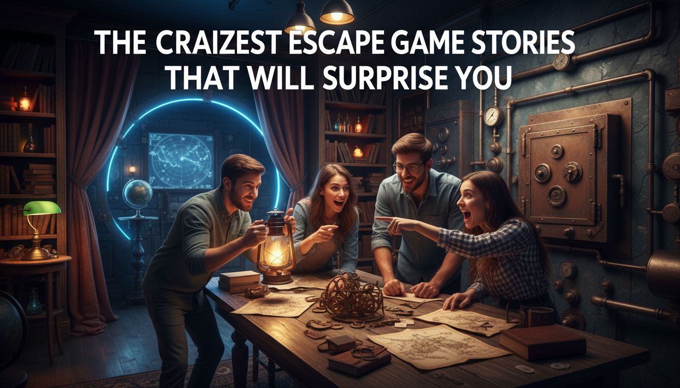découvrez les anecdotes les plus folles et surprenantes vécues en escape game, des histoires incroyables qui vont vous captiver et vous émerveiller.